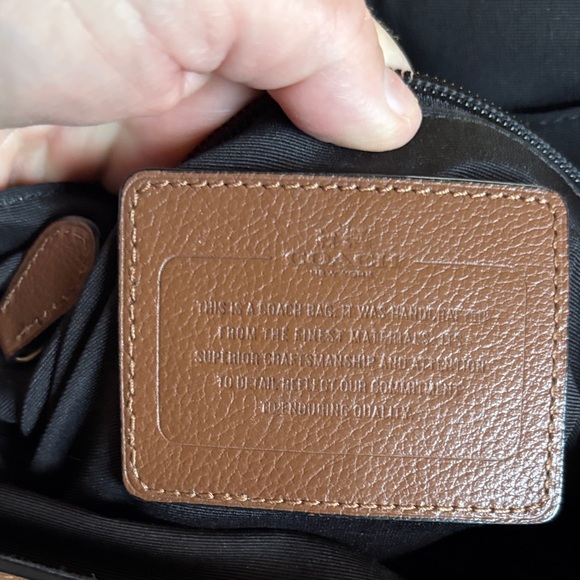 Coach Brown Leather Messanger Bag - Picture 6 of 8